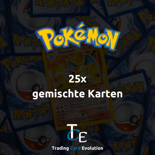 25 random Pokémon cards