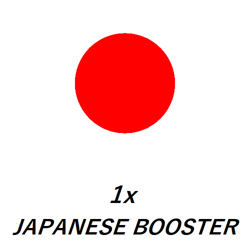 1x Japanese booster